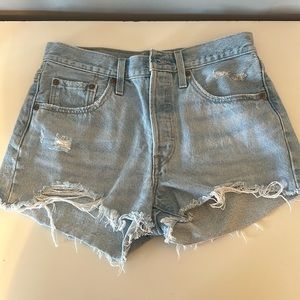 Denim Levi Shorts